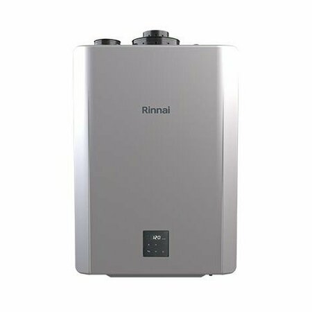 Rinnai Super High Efficiency Plus 9 GPM Residential 160000 BTU Exterior/Interior Tankless Water Heater RX160iN